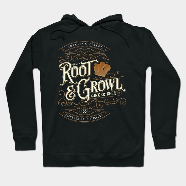 Grab a Root & Growl Hoodie by DanielLiamGill